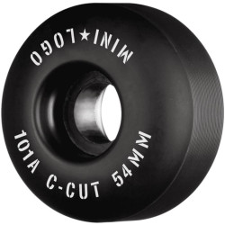 Roues skate MINI LOGO (x4) C-Cut II Noir 101A 54mm