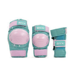 Set de protection SFR ROLLER Star Pink/Green