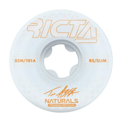 Roues skate RICTA (x4) Asta Reflective Slim Blanc 101A 52mm