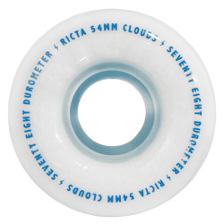 Roues skate RICTA (x4) Clouds Blanc 78A 54mm