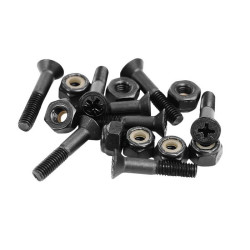 Visserie Skateboard INDEPENDENT Visserie  Jeu De 8  Phillips 0.875 Pouce Black
