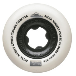 Roues skate RICTA (x4) Cored Clouds Noir 91A 56mm