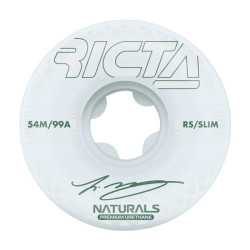 Roues skate RICTA (x4) Mccoy Reflective Slim Blanc 99A 54mm