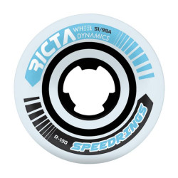 Roues skate RICTA (x4) Speedrings Slim Blanc 99A 51mm