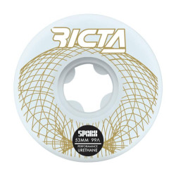 Roues skate RICTA (x4) Wireframe Sparx Blanc 99A 53mm