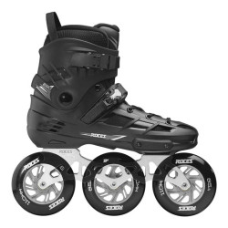 Roller freestyle ROCES ego 3x110 t.i.f. noir/argent