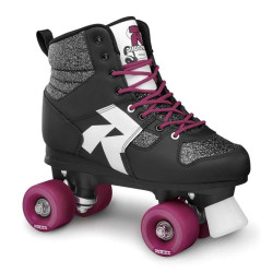 Roller quad ROCES disco palace noir/pailleté