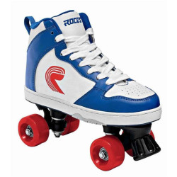 Roller quad ROCES hoop blanc/bleu