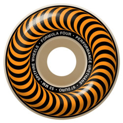 Roues skate SPITFIRE (x4) F4 Classic Nat Blanc 97D 53mm