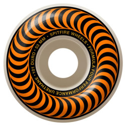 Roues skate SPITFIRE (x4) F4 Classics Blanc 101D 53mm