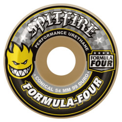 Roues skate SPITFIRE (x4) F4 Concl Print Blanc 99D 54mm