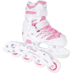 Tempish Clips Duo Rollers/Patins à  glace ajustables Enfant