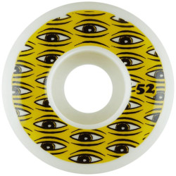 Roues skate TOY MACHINE (x4) All Seeing Blanc 100A 52mm