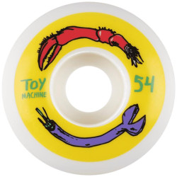 Roues skate TOY MACHINE (x4) Fos Arms Blanc 100A 54mm