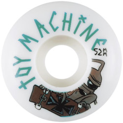 Roues skate TOY MACHINE (x4) Sect Skater Blanc 100A 52mm