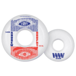 Roues skate WAYWARD (x4) Andrew Brophy 21Q1 Cc Blanc 101A 54mm