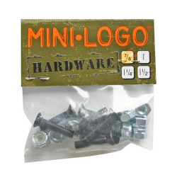 Visserie Skateboard MINI-LOGO  Visserie  Jeu De 8 Vis  Cruciforme 0.875 Pouce