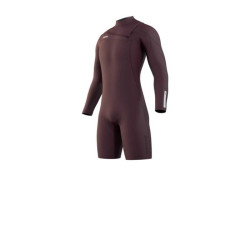 Combinaison néoprène MYSTIC Marshall Longarm Shorty 3/2mm Fzip Merlot