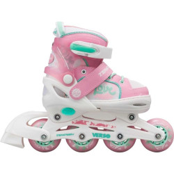 Rollers en ligne TEMPISH Verso II Triple Ajustable Rose