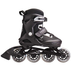 Rollers Enfant VENOR Invicta Noir/Argent