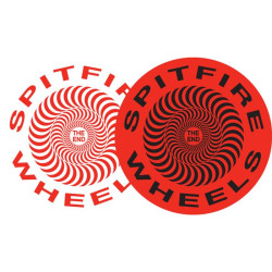 Sticker SPITFIRE Classic Taille L Rouge