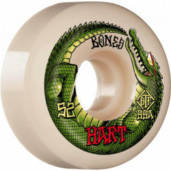 Roues skate BONES (x4) Stf V5 Hart Speed Gator Vert 99A