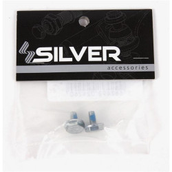 Visserie Skateboard SILVER Axle Nuts  Jeu De 2   Ecrou Axe