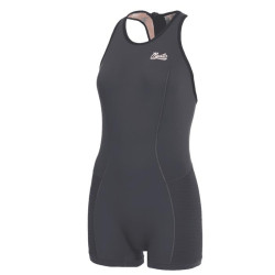 Combinaison Short Jane femme MYSTIC Lunar 2/2mm Back Zip Dark Grey