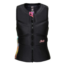 Gilet impact kitesurf/windsurf femme MYSTIC Ruby Front Zip Dark Grey