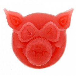 Wax Skateboard PIG Wax Head Red