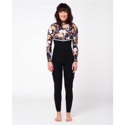 Combinaison intégrale femme RIPCURL EBomb 4/3 Zip Free Black Gold