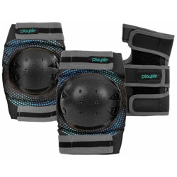 Set de protections junior PLAYLIFE Joker Blue Sky Tri-PAck