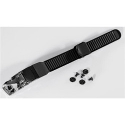 Boucle de serrage POWERSLIDE Prime Alu Buckle Set L / R Silver 18cm