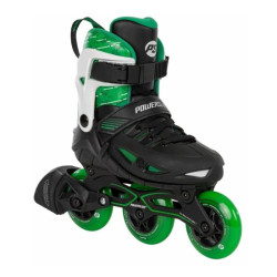 Roller en ligne junior ajustables POWERSLIDE Universe Green