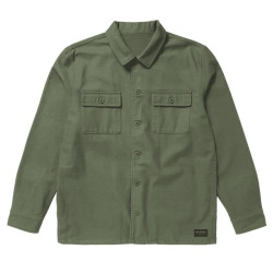 Chemise MYSTIC The Overshirt Jacket Dark Olive