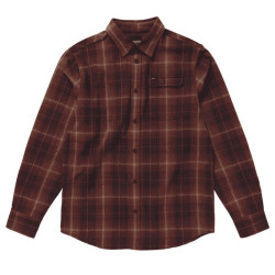 Chemise MYSTIC The Check Shirt Red