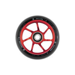 Roue trottinette ETHIC DTC Incube V2 Rouge 115mm 12STD