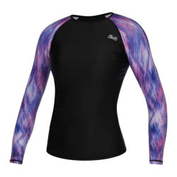 Lycra femme MYSTIC Diva LS Rash Tee Hollywood Pink