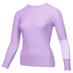 Lycra femme MYSTIC Jayde LS Rash Vest Pastel Lilac