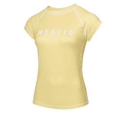 Lycra femme MYSTIC Star S/S Rashvest Pastel Yellow