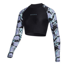 Lycra femme MYSTIC Jayde L/S Crop Rashvest Black