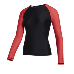 Lycra femme MYSTIC Jayde L/S Rashvest Black / Red