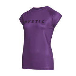 Lycra femme MYSTIC Star S/S Rashvest Sunset Purple