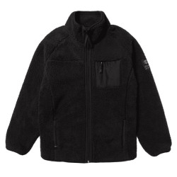 Sweat MYSTIC DTS Teddy Zip thru Black
