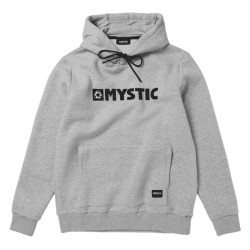 Sweat MYSTIC Brand Hood Light Grey Melee
