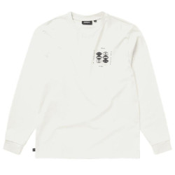 Tee shirt MYSTIC Tresspass L/S Tee Off White