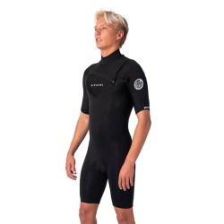Combinaison shorty RIPCURL Dawn Patrol 2/2 Chestzip Black