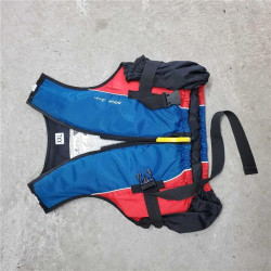 Gilet Flotaison Aqua Design Bleu Rouge XXL