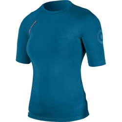 Lycra femme NEILPRYDE Spark Rash Guard Petrol/Coral