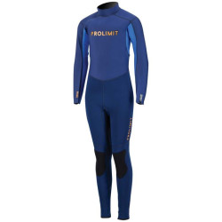 Combinaison intégrale junior PROLIMIT Grommet V-Backzip 3/2 DL FL Blue/Orange